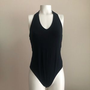 F21 Halter Neck Bodysuit